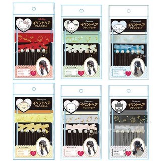 【現貨】小禮堂 Sanrio 三麗鷗 緞帶髮飾組 (緞帶款) Kitty 布丁狗 大耳狗 帕恰狗 酷企鵝 小麥粉