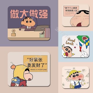 臺灣出貨💯個性滑鼠墊 滑鼠墊 蠟筆小新網紅個性可愛軟墊辦公學習新款防滑電腦桌麵護腕墊