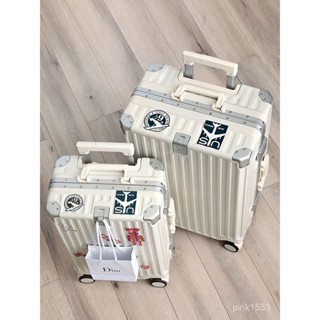 免運#多功能鋁框行李箱女24寸抗摔28拉桿箱男26旅行箱20登機密碼皮箱子 出行收納包 旅行收納包
