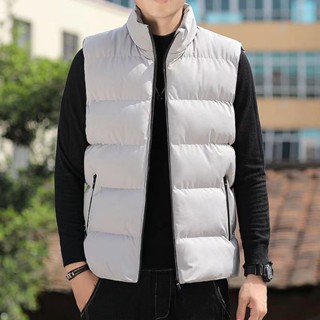 秋冬季馬甲男士羽絨棉背心外套寬鬆加厚保暖大碼馬甲潮薄/厚可選保暖背心 秋冬馬夾 馬甲背心 外套背心 14JU