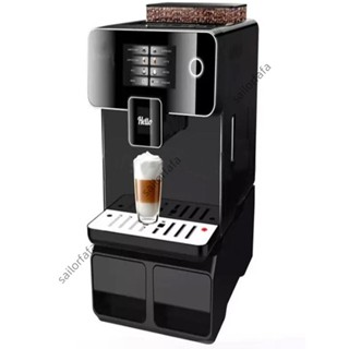 【企業店鋪】110V220V出口咖啡機商家用小型美式意式全自動智慧打奶泡咖啡豆粉250206