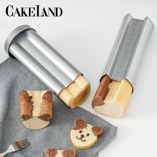 可愛 貓咪 小熊 造型 吐司 模具 兒童 烘焙 工具 日本 進口 Cakeland 卡通 烘焙 模具