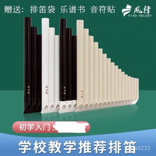 【排簫】風律 排笛初學16管 排笛易學18管 成人排簫 兒童 學生 排蕭樂器吹管 C調