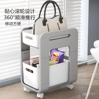 臺灣出貨·書本書包置物架 桌下書架 移動小推車 零食收納盒 桌麵收納盒 萬嚮輪小推車 桌下置物架 移動收納架 書本收納架