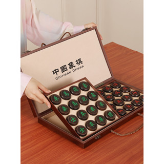紅木象棋實木中國創新象棋高檔帶棋盤大號黑檀紅花梨棋子高階豪華成人新品