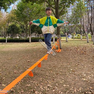 幼兒園兒童體能平衡訓練器材走扁帶戶外拓展運動體能鍛煉玩具走繩DAN2102