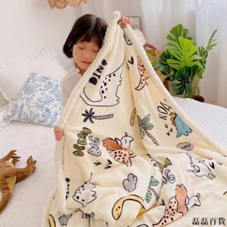 毛毯 秋冬季毛毯 羊羔絨毛毯 雙層加厚 可做被套 小清新午休毯 秋冬保暖 汽車多功能蓋毯
