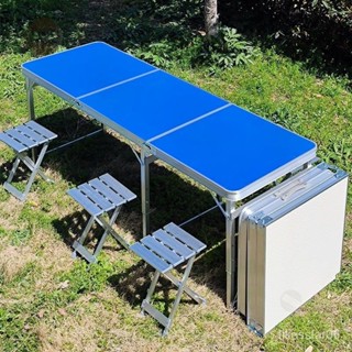 折疊桌戶外擺攤專用夜市地攤便攜式長方形簡易傢用吃飯可陞降桌子 折疊桌 方桿加固 懶人桌 野營桌 野餐桌 擺攤桌 露營桌