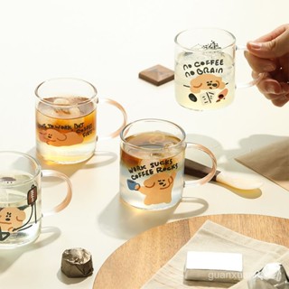 臺灣🔥熱銷 藍蓮花 高硼矽 耐高溫 玻璃 杯子 女生 可愛 迷你 小茶杯 咖啡 喝水杯 150ml
