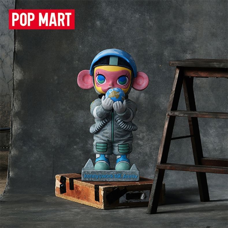 POPMART泡泡玛特 MOLLY 周年雕塑经典回归系列手办盲盒玩具礼物
