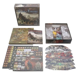 lwj熱賣10策略桌遊 Thrones 冰與火之歌 權利之戰遊戲中文版 版圖版 龍之母