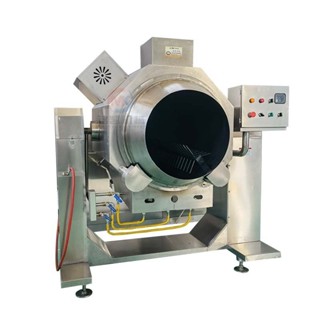 【聊聊詢價後下訂】炒食機 炒菜機 新品天燃氣滾筒大型電磁 商用廚房自動 HUYH