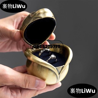 （寶藏好物）玫瑰結婚交換戒指盒首飾盒 求婚神器 求婚戒指盒 訂婚結婚戒指盒 銅合金高檔結婚對戒盒求婚儀式鑽戒盒 珠寶首飾