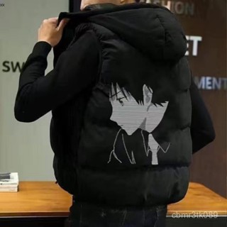 馬甲背心外套 冬季馬甲男士韓版保暖棉服寬鬆冬裝棉衣加厚背心坎肩馬夾外套學生 無袖外套 馬甲外套 羽絨背心1019 0KQ