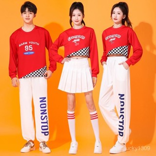 團體服 女團服 韓國啦啦隊服拉拉隊服裝學生成人中學生運動會啦啦操演出服爵士舞健美套裝冬季 D3BE