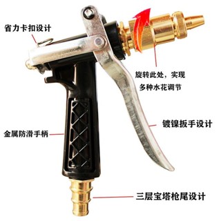 🔥cc精品小屋 高壓水槍 洗車高壓水槍噴頭洗車家用刷車噴頭沖洗汽車工具水管軟管強力神器