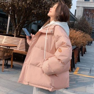 🎐🎐🎐特惠新品* 中大尺碼 高街原創 冬季加厚 保暖棉服🌈大外套 寬鬆版 潮流 麵包服外套🌈韓版 假兩件