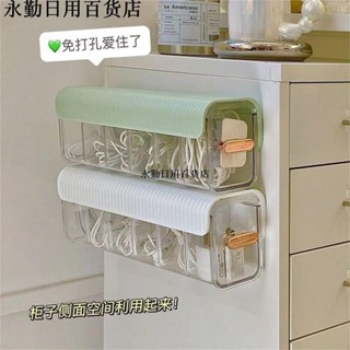 熱銷💯『數據線收納盒』 數據線收納掛牆收納盒充電線收納襪子收納盒ins風透明收納盒宿舍