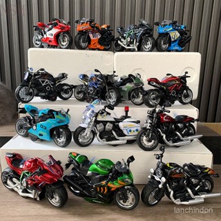 ✨川崎摩託車模型 h2r 閤金模擬 男生禮物 機車擺件 跑車收藏 汽車跑車 模型機車 小汽車玩具 玩具跑車 模型 模擬車