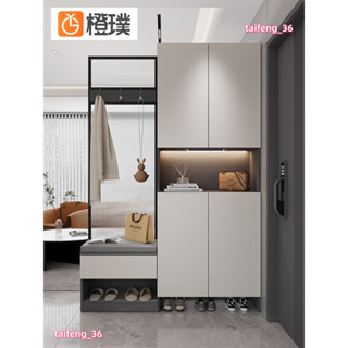 北歐新款鞋櫃玄關可提供代客組裝一體櫃屏風隔斷櫃ins個性創意家用大容量門廳衣帽置物架散裝發貨