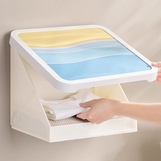 置物架 收納 毛巾架 浴巾架 毛巾桿 浴室毛巾架 化粧品收納浴室洗澡放衣服神器壁畫折疊收納櫃防水免打孔衛生間置物架