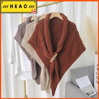 【臺灣出貨 優選下殺】網紅同款保暖毛線披肩開叉加厚三角鬥篷外搭韓版秋冬女士針織圍巾18