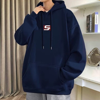美式青少年連帽衛衣男 秋冬季新款 ins潮牌 加絨 打底衫上衣 情侶 寬鬆 簡約 百搭 帽衫（BXC175）【壹號站】