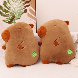 【❤臺灣發貨🔥】🎀靠枕 抱枕 卡皮巴拉可愛水豚玩偶毛絨玩具沙發抱枕卡通學生靠墊靠背公仔