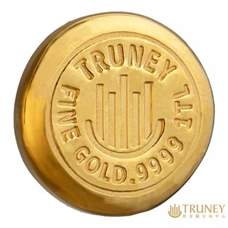 【TRUNEY貴金屬】TRUNEY純金圓章1台兩/金條