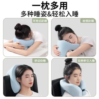 午睡枕頭 抖音同款學生午休枕頭午睡休趴睡枕神器便攜學校多功能睡覺辦公室