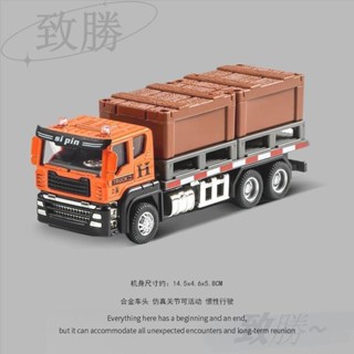 【臺灣倉庫出貨】兒童玩具車合金兒童雲梯消防車玩具大號水罐灑水車工程車集裝箱運輸車起重機 生日禮物 益智玩具