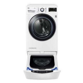 LG樂金【WR-100VW+WT-SD201AHW】10+2公斤冰瓷白乾衣機+迷你洗衣機(含標準安裝)