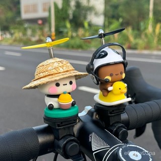 新店低價🔥一二布布電動車頭盔車載擺件公路自行車摩託車車把裝飾可愛小配件