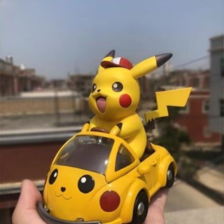 寶可夢新款優質版 寶可夢 萌寶係列 汽車皮卡丘 擺件手辦模型生日禮物公仔