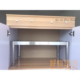 桃園出貨♕虧本清倉☈廚房置物架 單層置物架☈ 不銹鋼架 廚房置物架 一層微波爐分層櫥櫃 隔層烤箱架 收納隔斷定製