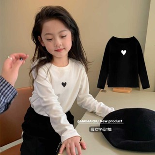 🌸Baby dragon🌸女童長袖 兒童衣服 春秋撥款上衣 女寶衣服 內搭純棉上衣 大童衣服 洋氣長袖 休閑百搭打底衫