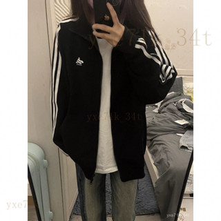 【臺灣出貨】🍋這件好絶!!!【三條槓】美式校園風長袖衛衣女INS韓版開衫薄款上衣 外套