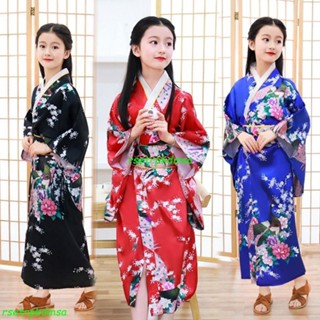 【全店免運】兒童日本和服女中國風民族浴衣萬聖節小學生合唱演出舞蹈表演服裝