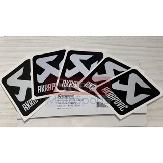 [Seer] 原廠 正品 Akrapovic 蠍子管 耐熱 排氣管 貼紙 75x70 P-VST17AL 耐熱貼紙 黑色