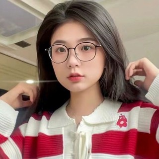 【貴族眼鏡】more carin奶茶色眼鏡女配度輕素顏防藍.光眼睛鏡框架造型眼鏡男女同款造型眼鏡