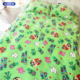 池之家shop💙卡通 珊瑚絨毛毯 蠟筆小新 加厚 沙發蓋毯 辦公室午睡毯 單人空調毯 法蘭絨 小毯子