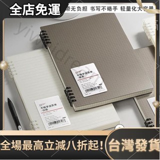 臺灣發貨 筆記本 B5活頁可拆卸線圈筆記本b5本子a4簡約大學生高中生ins