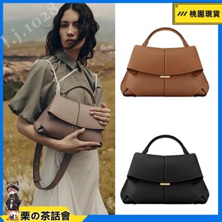 慄の茶話會 ins 【真皮女包】法國歐式小眾設計單肩包 高階感氣質女包 新款牛皮褶皺斜跨包手提包 精品包包女 小 l.j