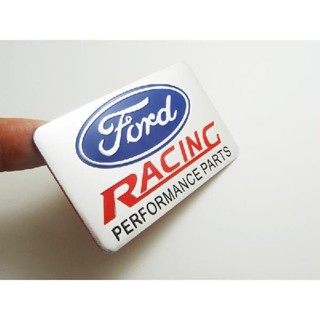 汽車3D金屬車貼 車標貼 福特 Ford RACING 改裝鋁閤金拉絲 立體金屬車標 車貼標誌 尾標 IXJE