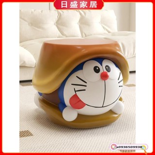 日盛家居 哆啦A夢換鞋凳家用入門口入戶玄關客廳沙發凳矮凳小凳子搬家擺件
