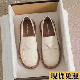 🌸台灣限時低價🌸 【大碼女鞋】35-43碼 大碼女鞋日系真軟皮小皮鞋女百搭新款懶人樂福鞋41單鞋子