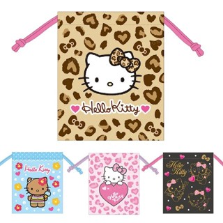 【現貨】小禮堂 Sanrio 三麗鷗 Hello Kitty 尼龍束口袋 (澀谷辣妹)