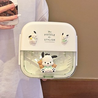 熱銷新款庫洛米保溫飯盒學生分格日式便當盒女手提可微波爐保鮮上班族餐盒 分格便當盒 環保餐盒 分隔餐盒 便當盒 餐盒 飯盒