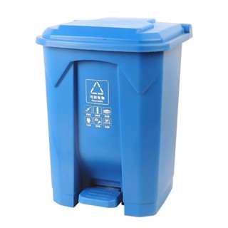 新品熱賣塑膠垃圾分類垃圾桶腳踏式帶蓋家用商用學校廚房大容量戶外環衛桶 PL1R
