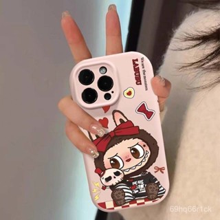 【臺灣出貨】骷髏拉布布適用蘋果16/15/14promax手機殻iphone13/12/11矽膠xr